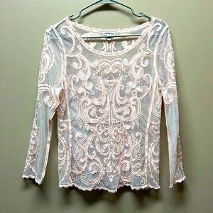 Express Women’s Pink Blouse Size Small